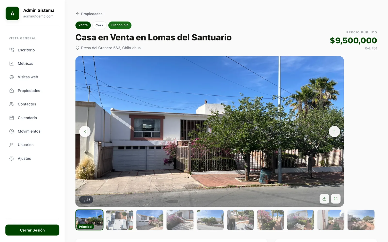 Property page